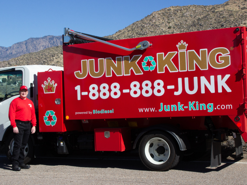 Junk King Franchise Owner, Chris Young.