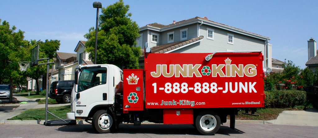 Junk King Atlanta big red truck