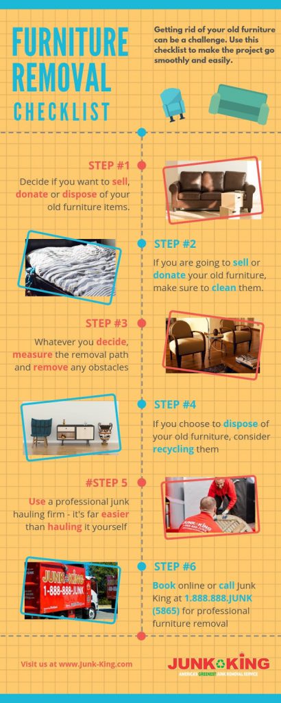 furniture removal checklist