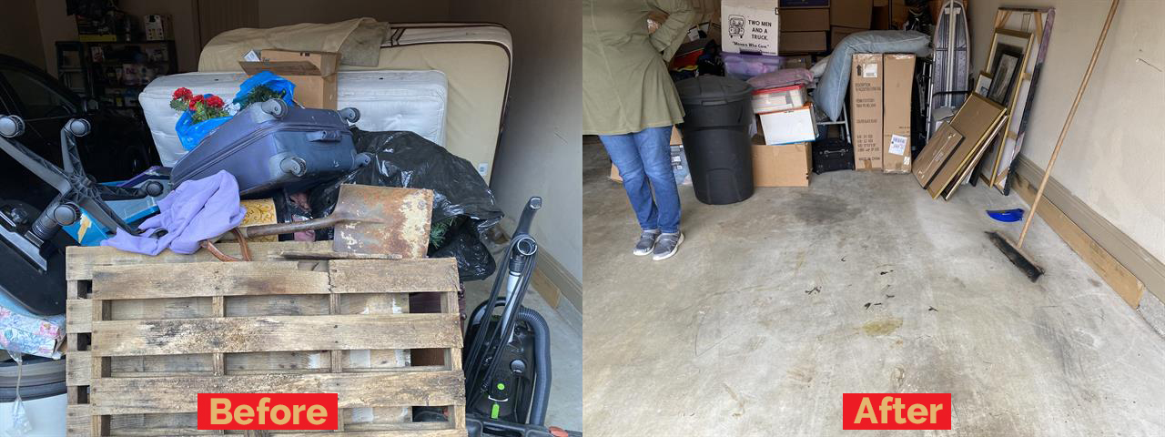 irving before and after junk removal service