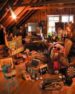 attic clutter