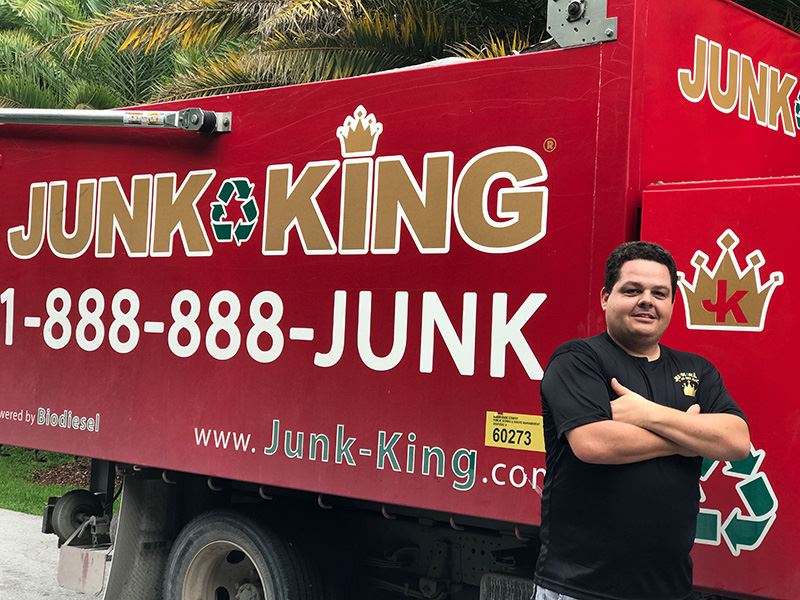 Junk King Franchise Owner,  Jordi Martinez.