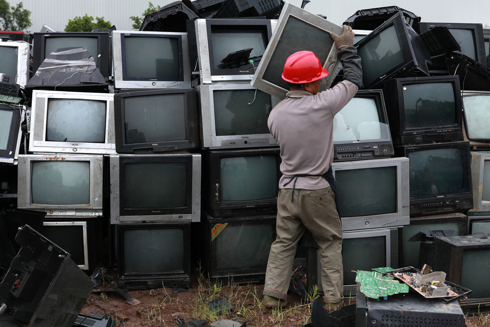 Electronic Waste TV Recycling