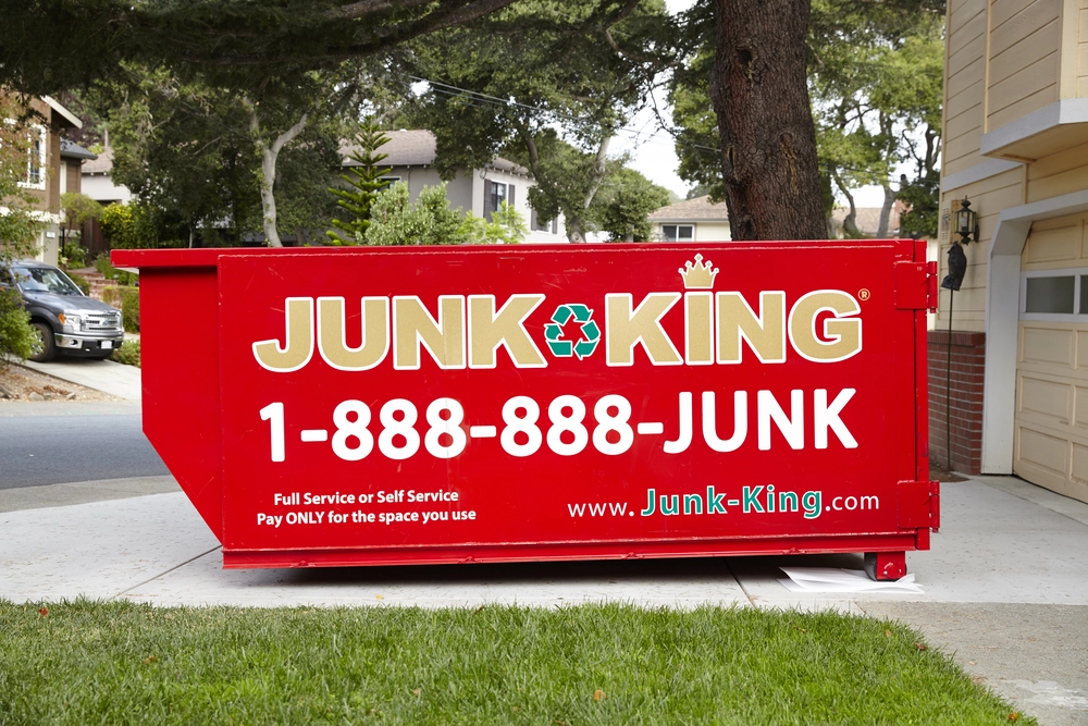 Dumpster rental in Pacifica for home renovation cleanout by Junk King