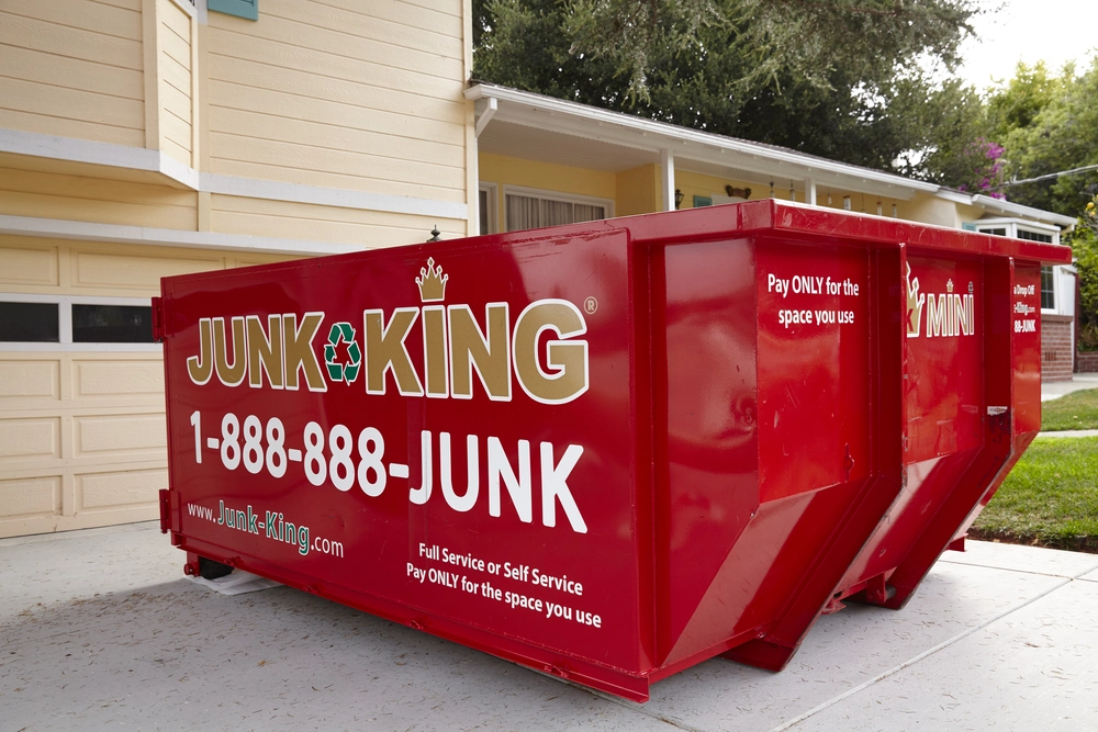 Dumpster rental ready for customer use in Millbrae