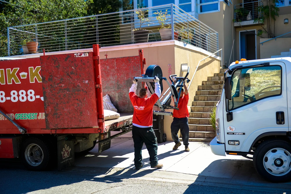 Efficient junk hauling services in Oyster Point by Junk King South San Francisco