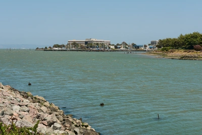 Oyster Point waterfront view in South San Francisco