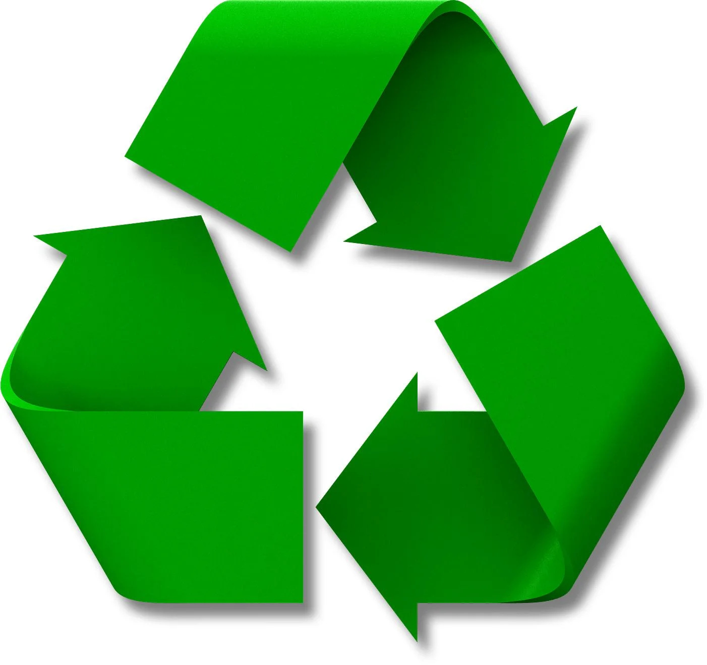 Recycle symbol.