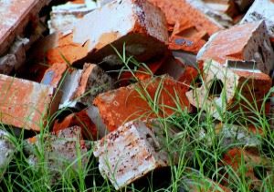 old bricks disposal.