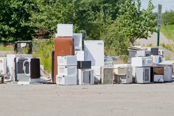 A pile of appliances.
