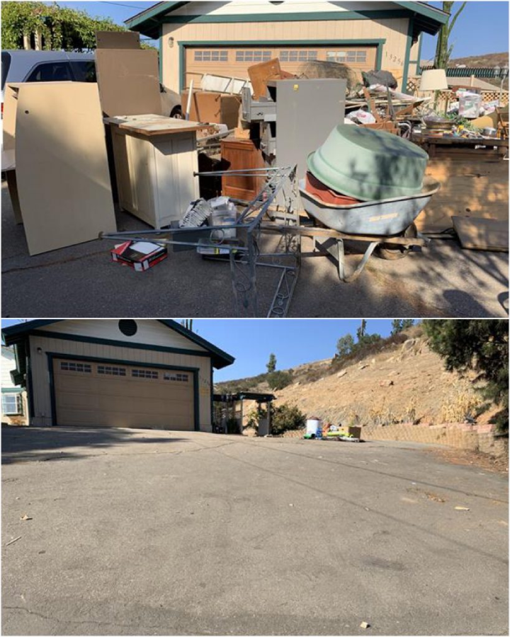 House materials property clean out