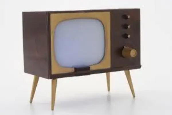 Old TV ready to be recycled