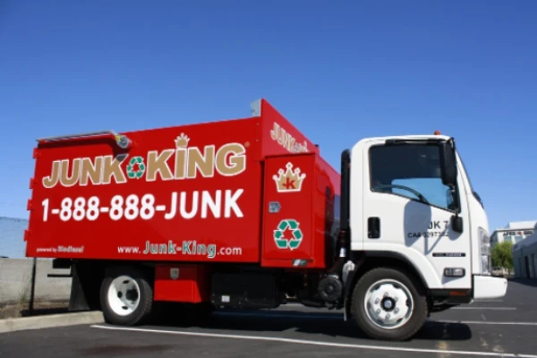 Junk King dumpster